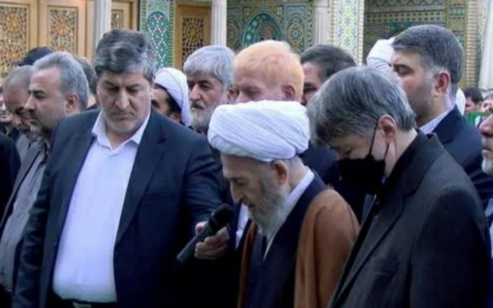 پیکر همسر شهید آیت الله مطهری در قم تشییع شد پیکر همسر شهید آیت الله مطهری در قم تشییع شد